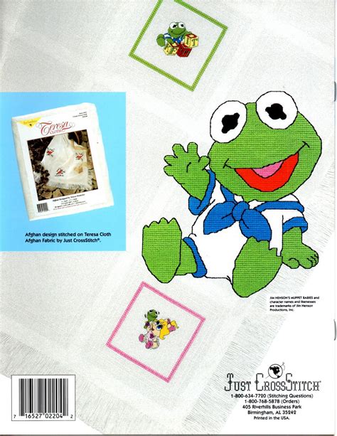 Muppets In Stitches Playtime Jim Henson Cross Stitch Book Just