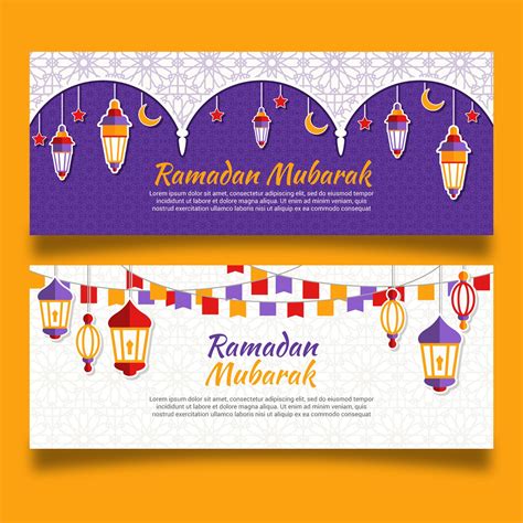 Template Banner Ramadhan Gratis Grafik Gratis