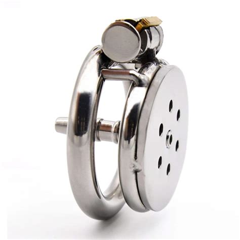 Super Small Male Chastity Device Stainless Steel Chastity Cage Etsy