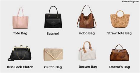 30 Types Of Handbags And Their Names Getmebag