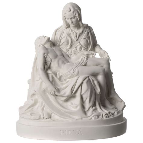 Statua Piet Di Michelangelo Marmo Bianco Cm Vendita Online Su Holyart