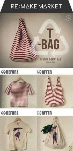 How To Make A No Sew T Shirt Tote Bag In 10 Minutes Mystiyle Ml