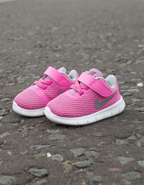 Girls Pink Nike Free Rn Toddler Trainers Kid Shoes Toddler Trainers