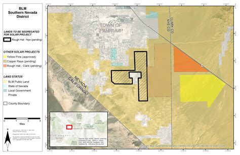 Land segregation announced for Rough Hat Nye County Solar Project