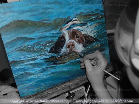 How An Acrylic Pet Painting Is Created Pets Portraits And Wildlife Art