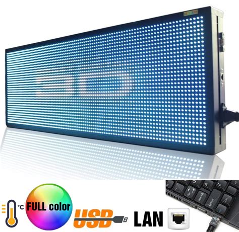 Large Led Panel With Full Color Display 76 Cm X 27 Cm Cool Mania