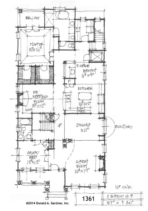 These home plan designs make the most of a small footprint. Charleston Style House Plan on the Drawing Board #1361 ...