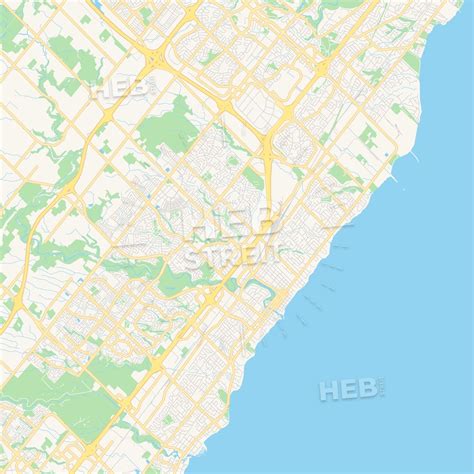 Map Of Oakville Ontario