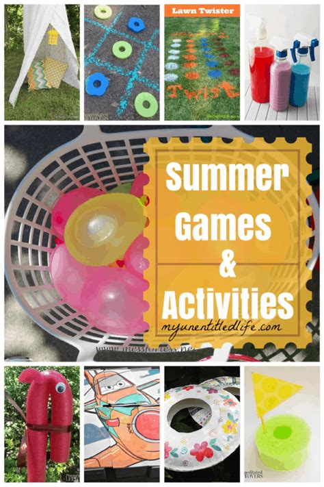 Summer Games And Activities