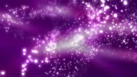 Purple Cosmic Particles Looping Animated Stock Footage Video 100
