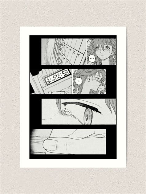 A Silent Voice Koe No Katachi Manga Panel Design Art Print By