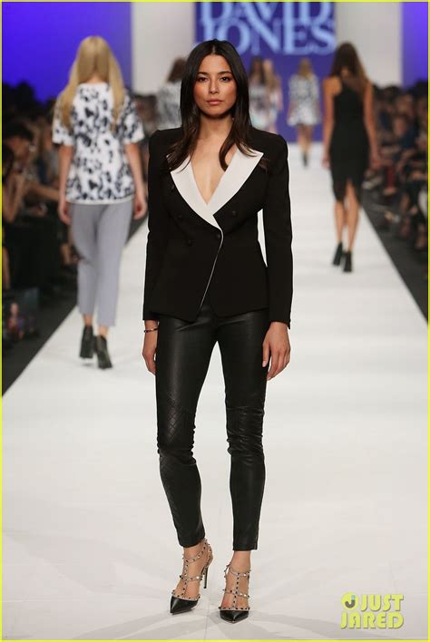 Jessica Gomes Hits The Runway For David Jones Fashion Show Photo