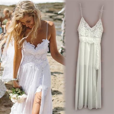 Huge savings for maxi beach wedding dresses. womens summer dresses 2015 white lace maxi dress long ...