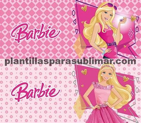 Barbie Plantillas Para Sublimar