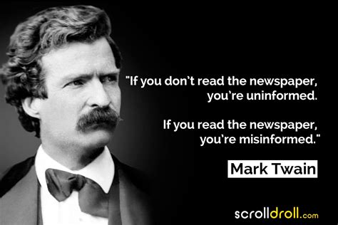 This is a reading of a famous quote from mark twain. 20 Best Mark Twain Quotes Full Of Wit, Inspiration, Humor ...