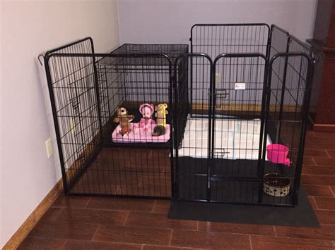 Sep 04, 2014 · we put a box in one of our crates to make it smaller. Puppy crate and playpen! … | Dogs | Pinterest | Kittens ...
