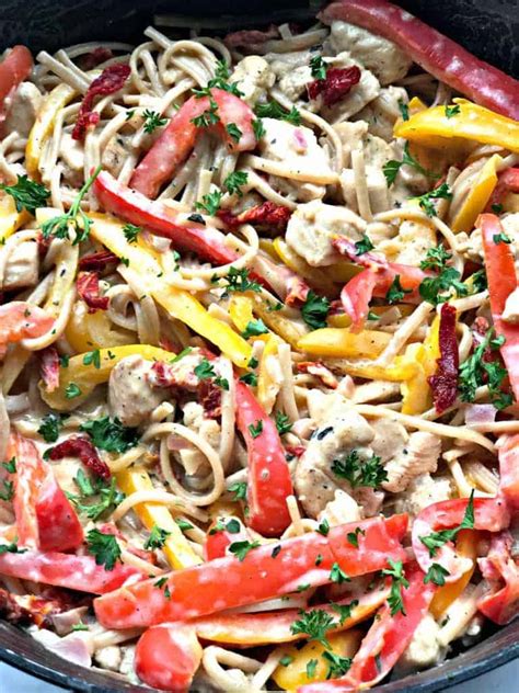 Cook pasta in a large stockpot of (generously) salted water according to package instructions. Healthy, Skinny Creamy Cajun Chicken Pasta with Whole ...