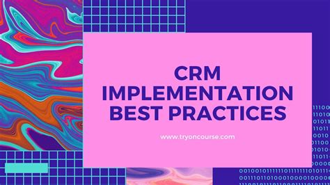 crm best practices examples loker