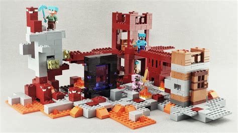 Lego Minecraft Nether Moc Youtube