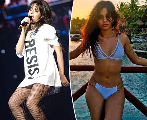 Grammys Camila Cabello Shocks Viewers With Flesh Flashing Braless Display Daily Star