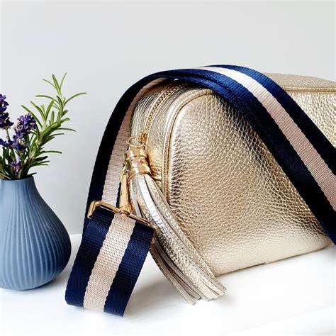 Check out our gold leather handbag selection for the very best in unique or custom, handmade pieces from our bags & purses shops. Gold Leather Handbag With Interchangeable Strap By Apatchy | notonthehighstreet.com