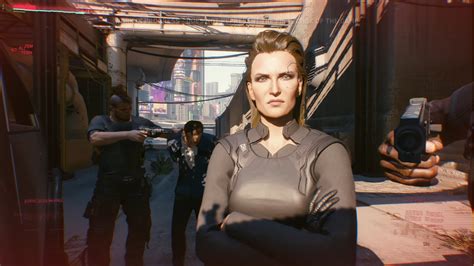 A Screenshot Of The Character Meredith Stout From Cyberpunk 2077 She