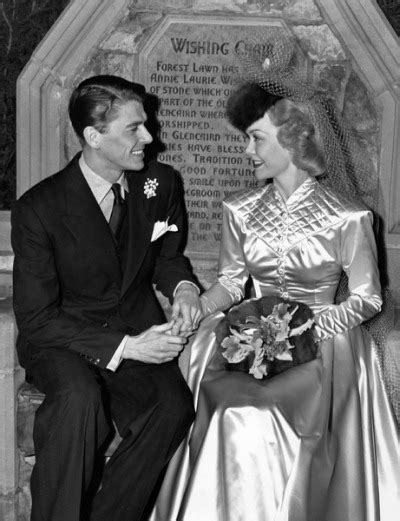 Ronald Reagan And Jane Wyman On Their Wedding Day Tumbex