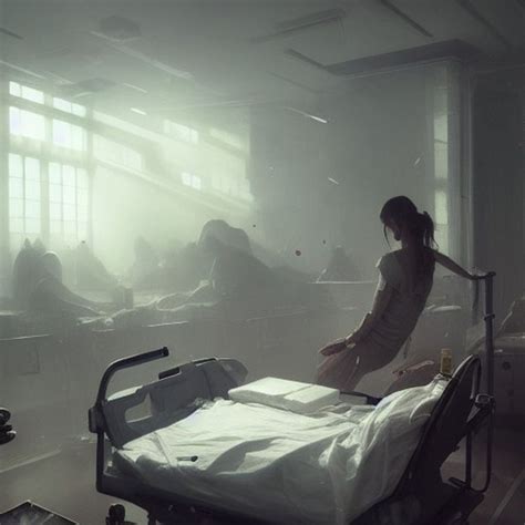 Hospital Beds Suffering Sinister By Greg Rutkowski A Masterpiece 8k