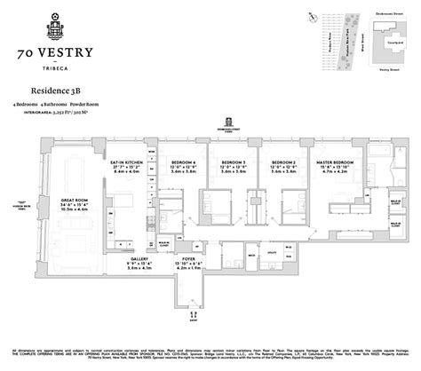 70 Vestry Street 3b New York Ny 10013 Sales Floorplans Property