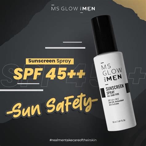 Jual Sunscreen Spray Ms Glow Men Shopee Indonesia