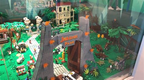 Lego Jurassic World Diorama 45000 Bricks Moc Youtube