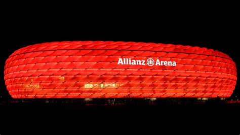 Fc Bayern Munchen Illuminated Allianz Arena Wallpapers Allianz Arena