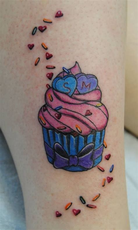 My Cupcake Tattoo~ Artist Trish Ink Nation Cupcake Tattoos Cupcake