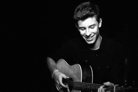 Shawn Mendes Black And White Poster My Hot Posters