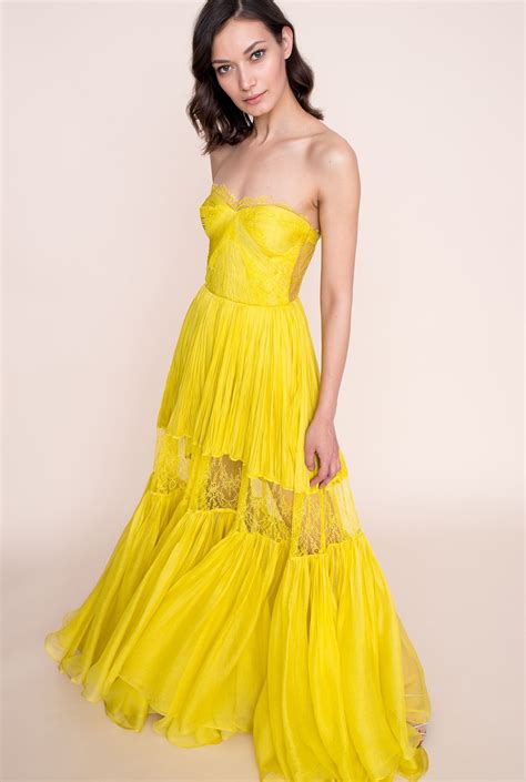 11luxury Pretty Yellow Dresses Us Nco 2007