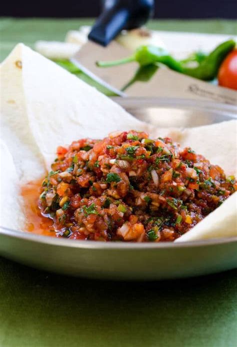 Turkish Spicy Ezme Salad Recipe Turkish Recipes Spicy Salad