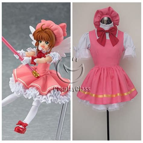 Cardcaptor Sakura Kinomoto Sakura Pink Cosplay Costume CosplayClass