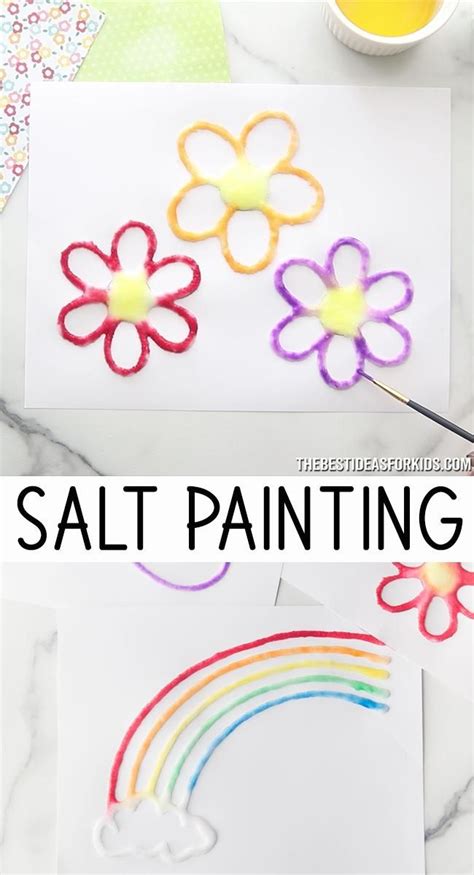 Spring Salt Painting Video Video Craft Activities For Kids Arts
