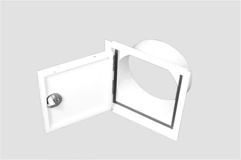 100101 1875mm Long Laundry Chute Kit With A Door