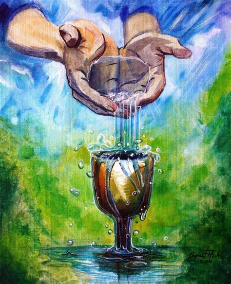 My Cup Overflows By Signeflinkart On Deviantart Christian Drawings