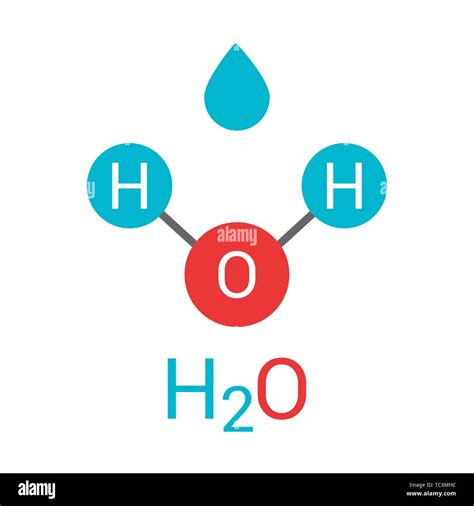 Water Molecule H2o Vector Illustration Stock Vector Image And Art Alamy