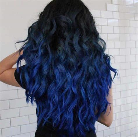 Inspiring Black Hair With Blue Tips HairstyleCamp