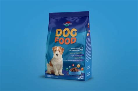 16 Best Dog Food Mockup Packaging Psd Templates Mockup Den