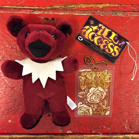 Grateful Dead Bean Bear Collectables All Access Limited Etsy Ireland