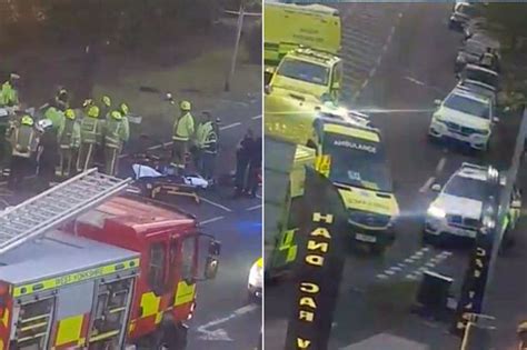 bradford crash four men killed in horrific road smash involving car being followed by police