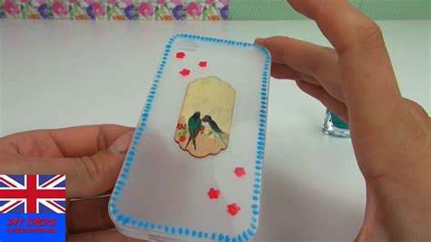 Create your own unique phone case using nail polish and a plain phone case. DIY Decorate Mobile Case Tutorial: How to decorate an ...