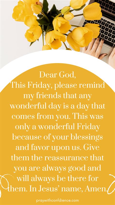 65 Wonderful Friday Prayer Blessings Pray With Confidence