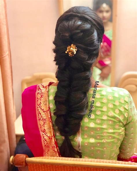 14 Beautiful Work Messy Braid Hairstyles For Indian Wedding