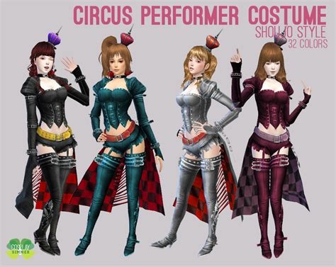 Circus Performer Costume For The Sims By Cosplay Si Vrogue Co