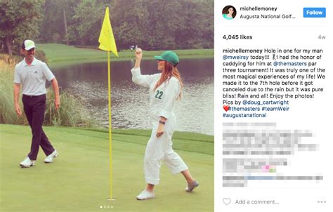 Mike weir says he is taking an indefinite leave of absence from pro golf and won't be playing in his 25th rbc canadian weir and his wife bricia recently divorced. Mike Weir's Girlfriend Michelle Money - PlayerWives.com